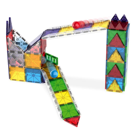 MAGNA-TILES Rail Racers Deluxe, 90 piese - Jucărie - Default Title (4) [ps:d152a751-c9e3-4c91-83a0-080a1c1aaa7c]