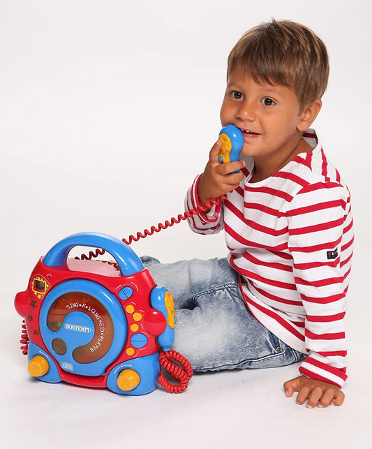 BONTEMPI CD PLAYER PORTABIL CU 2 MICROFOANE SI ADAPTOR - Imagine 4