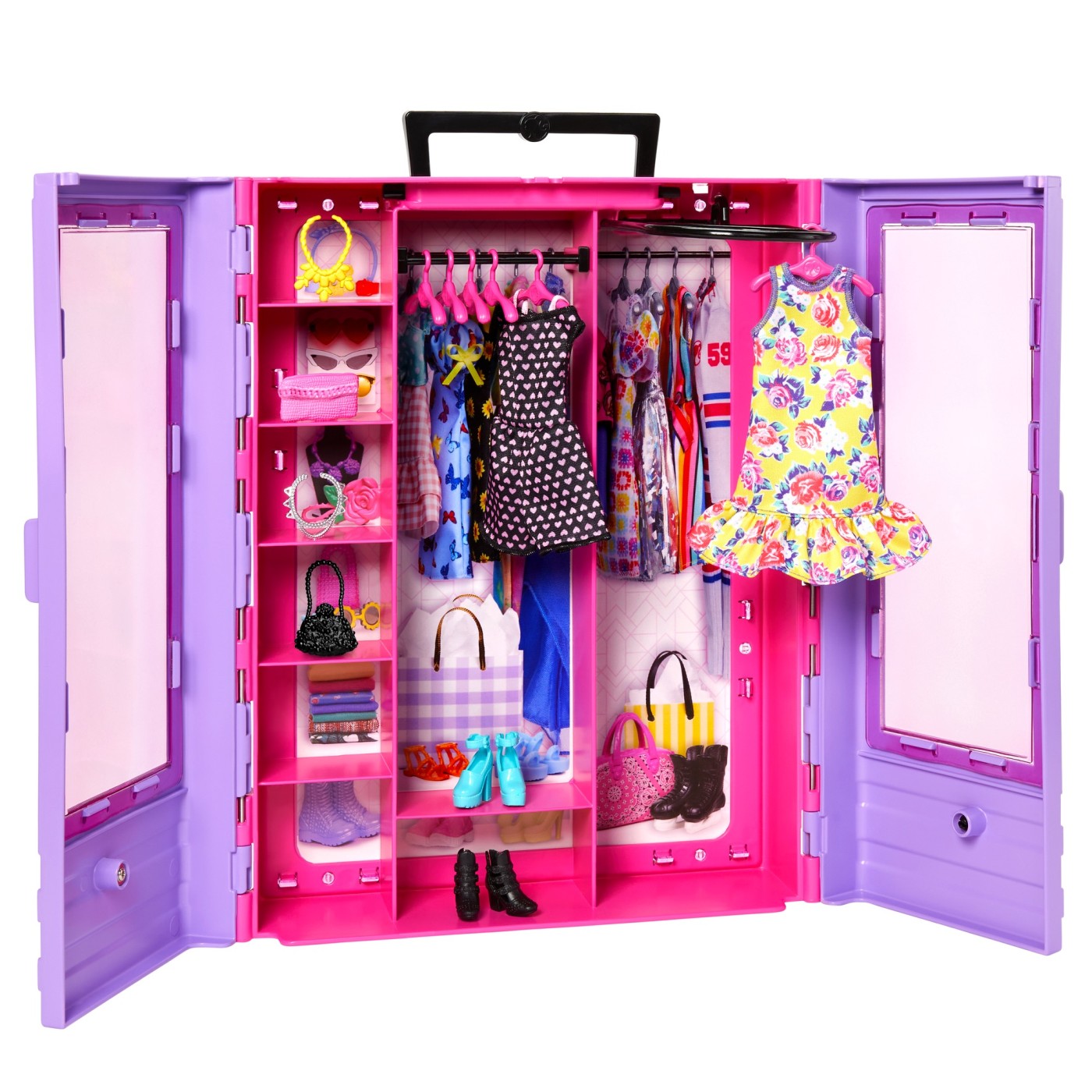 BARBIE DULAPUL PAPUSII BARBIE CU PAPUSA BARBIE Mattel - Imagine 6 [ps:85fd76fc-cfff-456c-8a9a-46fdcacd53ff]