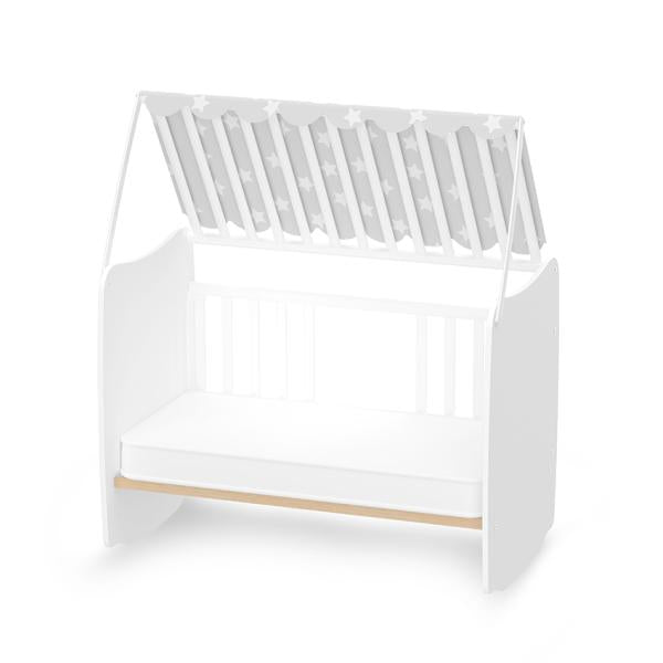 Patut Bebe LORELLI Stars - Leganare, Casuta - White (4) [ps:331a5da0-b1ea-40e3-8221-c32fc3f06606]