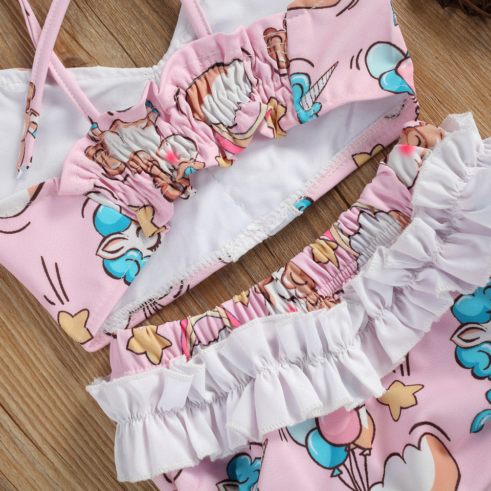 Costum de baie Unicorni din 2 piese Drool (Marime: 120) [ps:1470a924-f9d7-4c1f-bff2-58bc894f38d1]