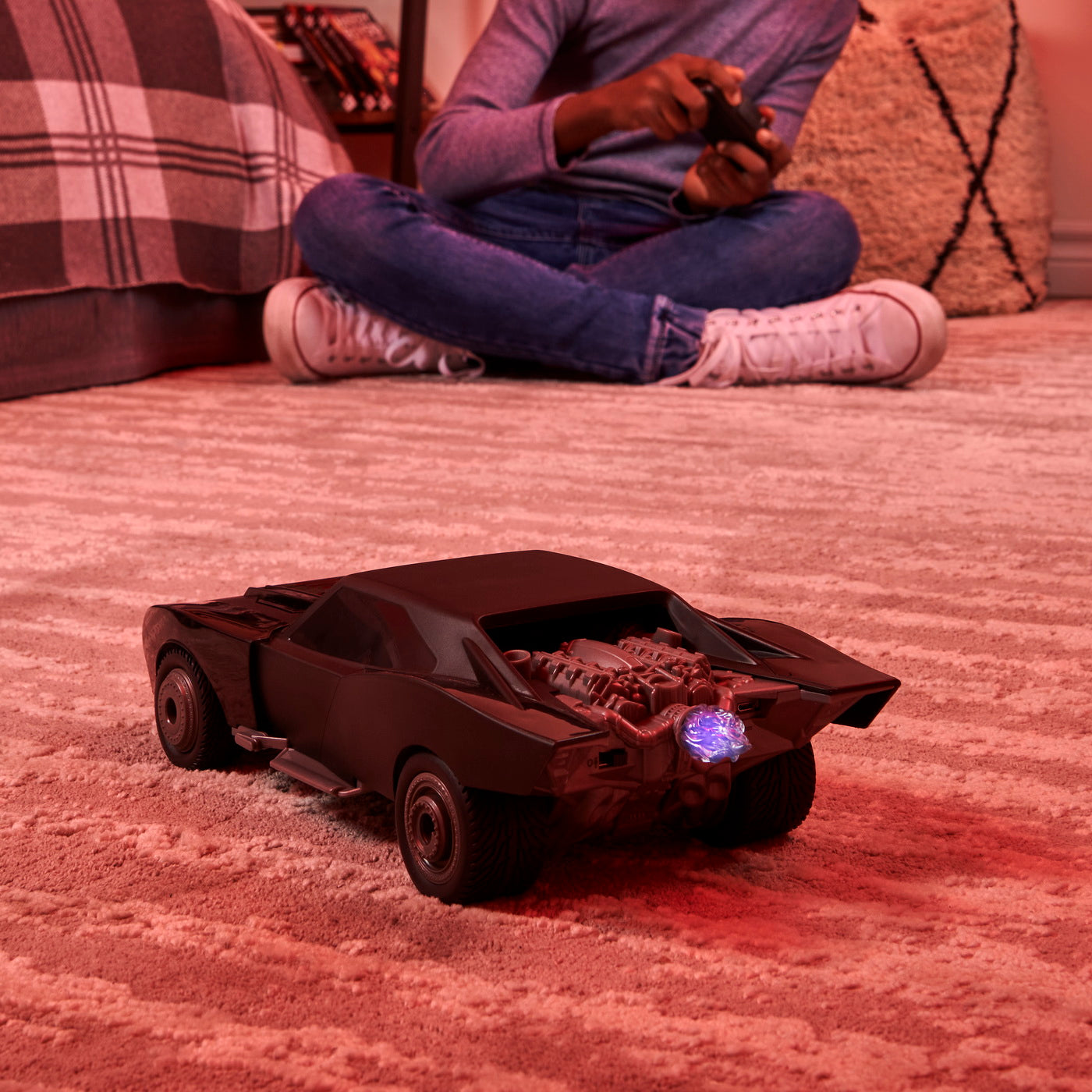 BATMAN FILM MASINA TURBO A LUI BATMAN RC SCARA 1:15 Spin - Imagine 4 [ps:c212442a-27e5-4558-8cec-7cca00709b3e]