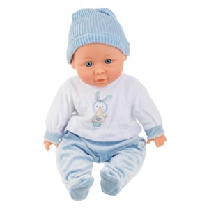 Papusa Bebelus cu Salopeta Bleu si Iepuras 36cm - Jumbo - Default Title (4) [ps:96425149-5bbe-4d6a-86ee-83fcb9b28eb8]
