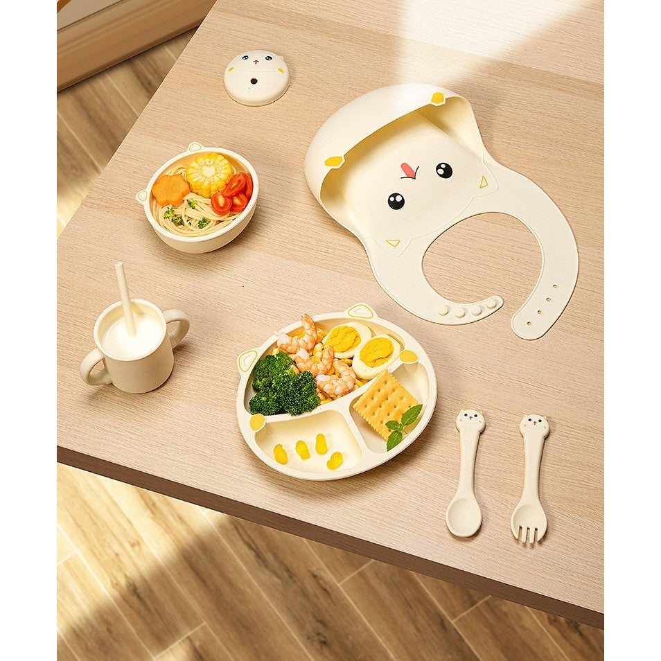 Set Hranire Bebelusi Flippy, Silicon, Model Pisicuta, Bej - Default Title (4) [ps:8000a831-a223-4b21-91bc-321fa96ef001]