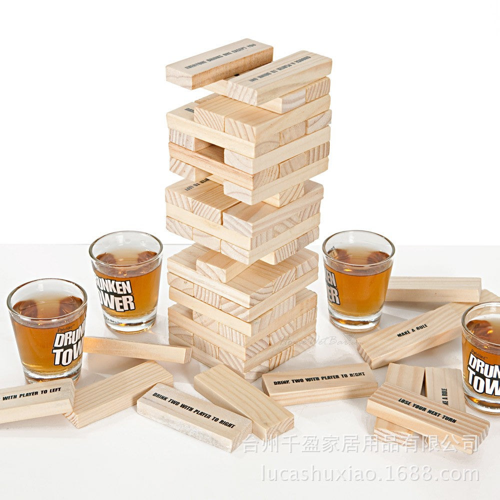 Joc Baut Jenga Flippy - Turn cu Provocări și Shoturi - Default Title (4) [ps:660ef4f4-2dfb-47f1-a2d1-d7fe3ab272b5]