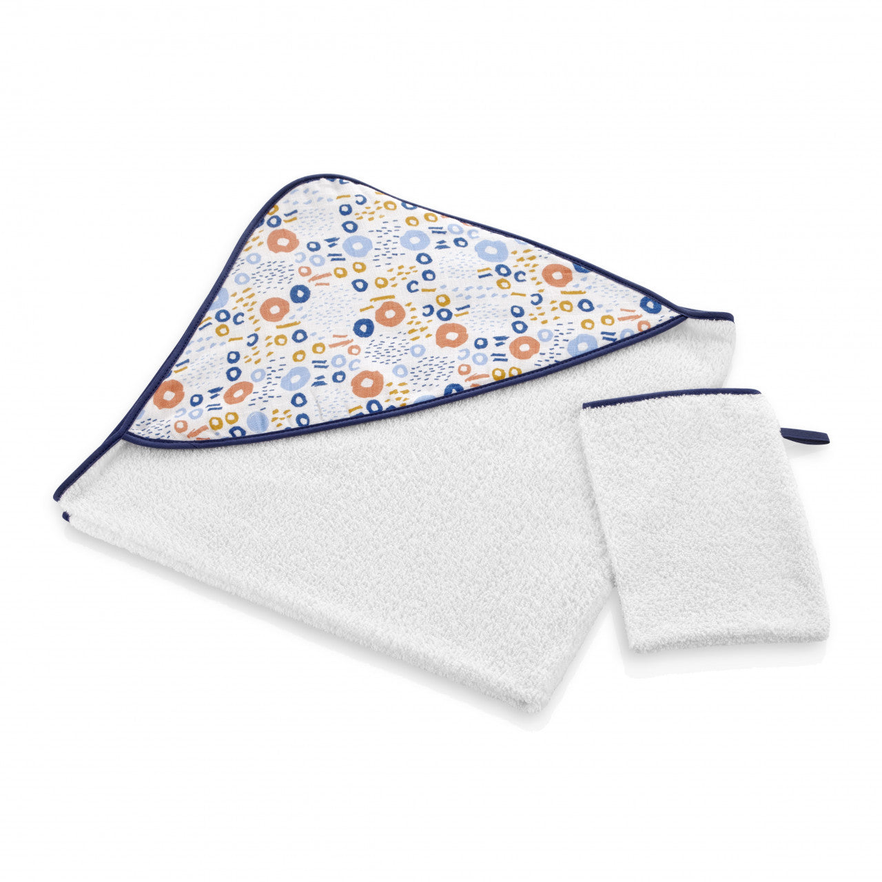 Set prosop si manusa de baie 72x72 cm BabyJem (Model: Zoo) - Imagine 4