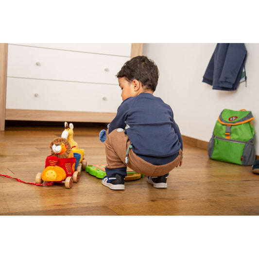 Trenulet Safari din plus cu animalute, PlayQ Sigikid [ps:21291398-3b5c-4ac6-8656-d4603f951bc7]