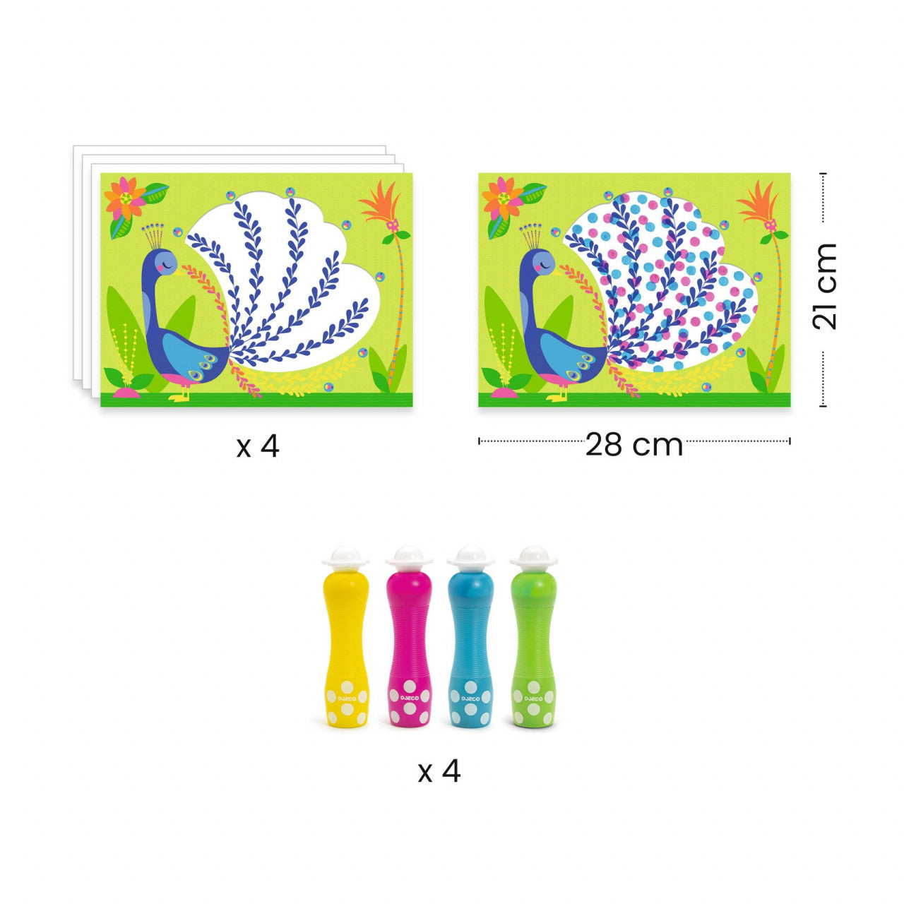 Joc creativ de pictat pentru cei mici Doar puncte, Djeco - Imagine 4 [ps:fdb06588-8ba6-4679-a84a-ec8dd1a79475]