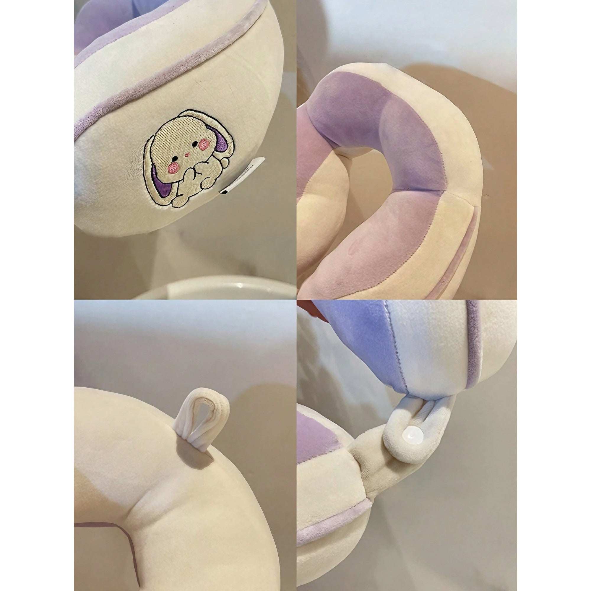 Perna de Calatorie Flippy pentru Gat si Cap, Iepure, Lila - Lila (4) [ps:f13384f6-d8c5-4614-85b6-604f29cc745c]