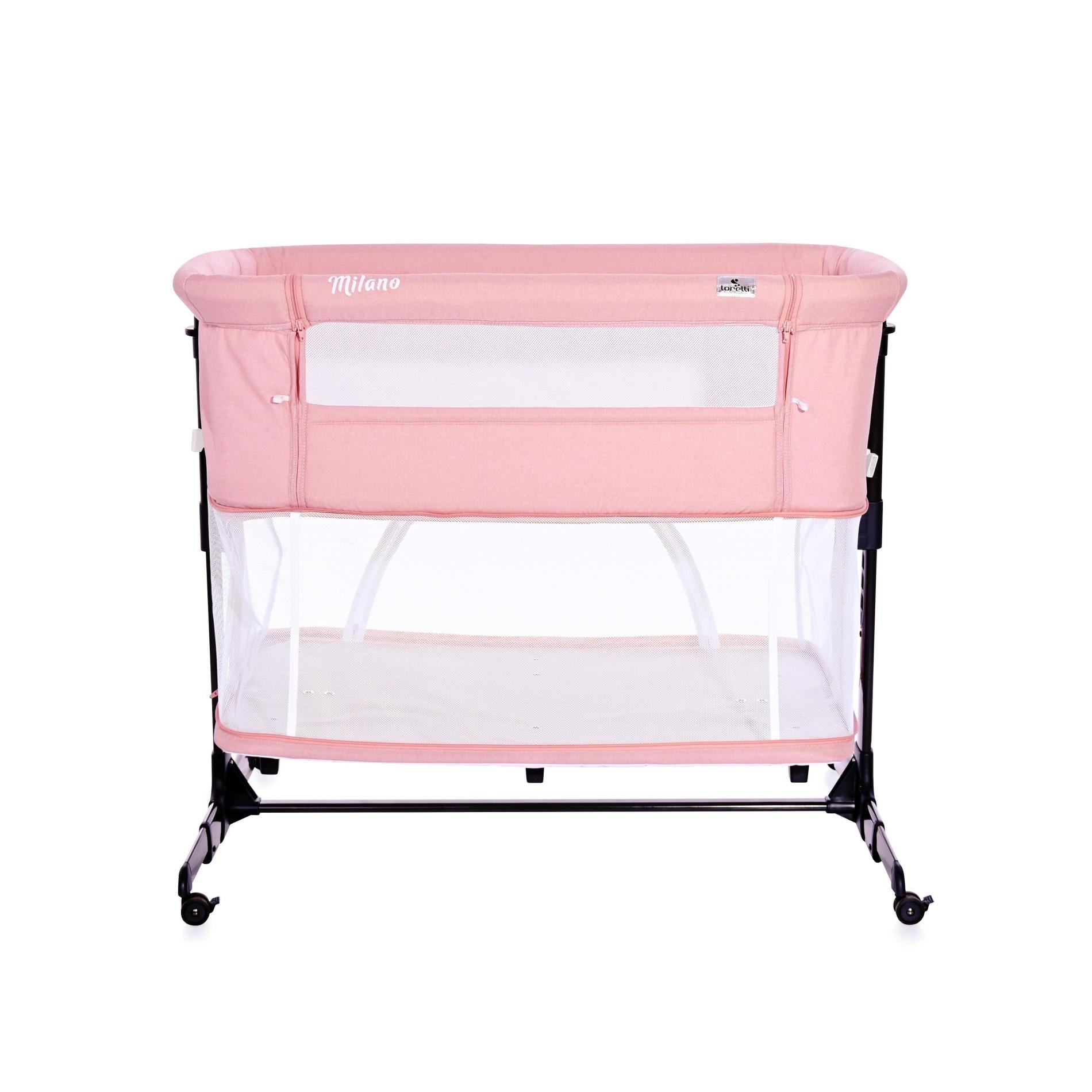 Pătuț 2 în 1 Co Sleeper Milano Pink, Lorelli - Roz (4) [ps:ac4188d5-884d-45b9-a3b3-f8ea22f5b6e7]