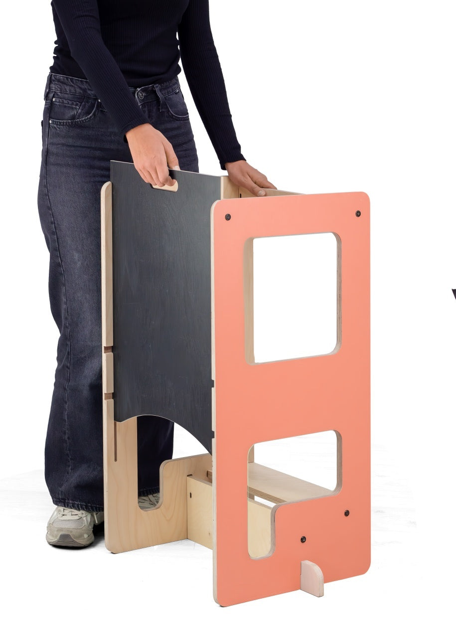 Turn de invatare multifunctional Kule Flip, Roz, MamaToyz - Roz [ps:26692b4f-2312-4bdf-ac7d-3da9536069bd]