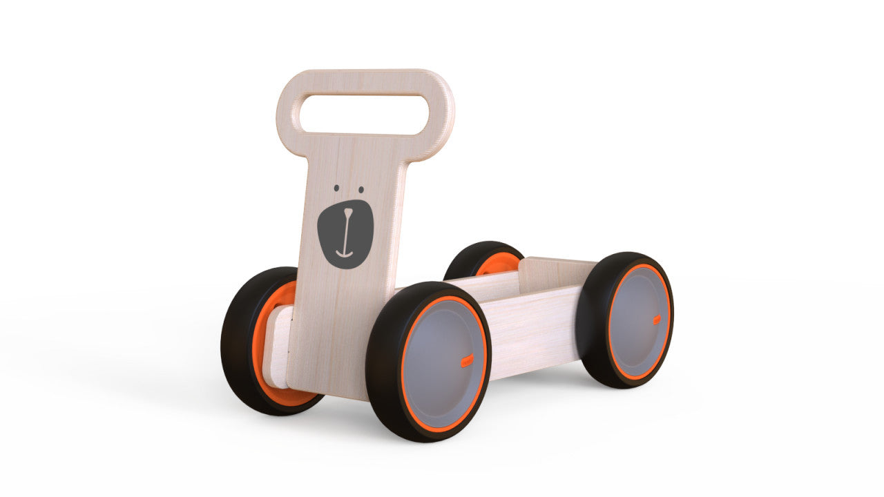 Masinuta ride-on, premergator si carucior de jucarii - Imagine 4