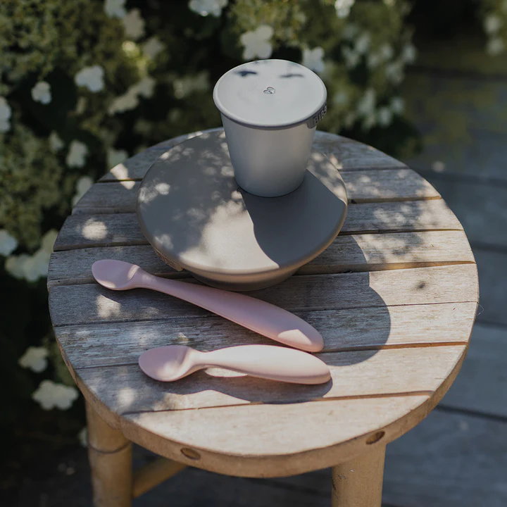 Set 2 Lingurițe BIBS Cloud - Pentru Bebe și Părinte - Blush (4) [ps:90e989b8-779f-4b31-b769-eeee153fd314]