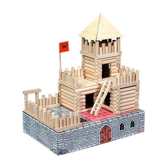 Set constructie arhitectura Vario Box, 450 piese din lemn (VARIO + XL + FORT), Walachia [ps:614fabf0-7c6b-446f-aee6-cde6599c86eb]