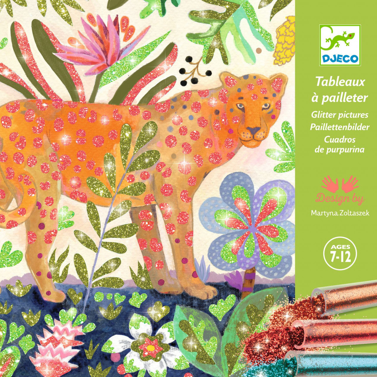 Atelier creativ cu sclipici Tropico, Djeco - Imagine 2 [ps:b36d224c-75f6-4261-b64f-cf18b60422ed]