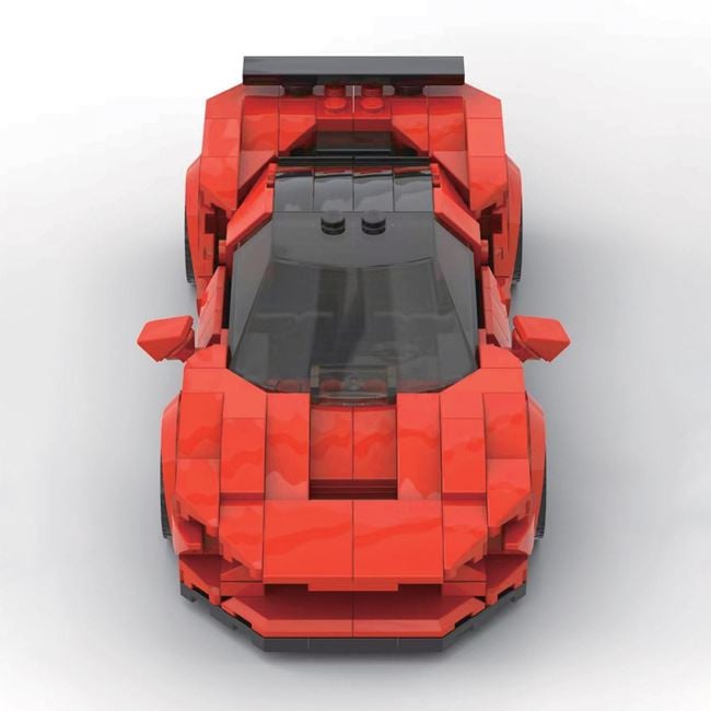 Cuburi de Construcție Super Car Roșie Jumbo - 272 Piese - Roșu (4) [ps:c118195a-683b-4c96-ba76-2d411ea97fc1]