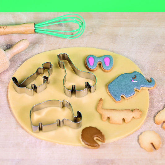 Set de forme de biscuiti Safari 3D, Chefclub kids [ps:c9d22944-7891-4a4c-96d9-917d9655f856]
