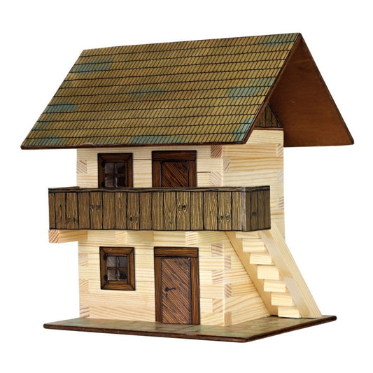 Set constructie arhitectura Granar, 126 piese din lemn, Walachia [ps:4f1baad6-dcbe-4e28-bd7b-b67d08fe146e]
