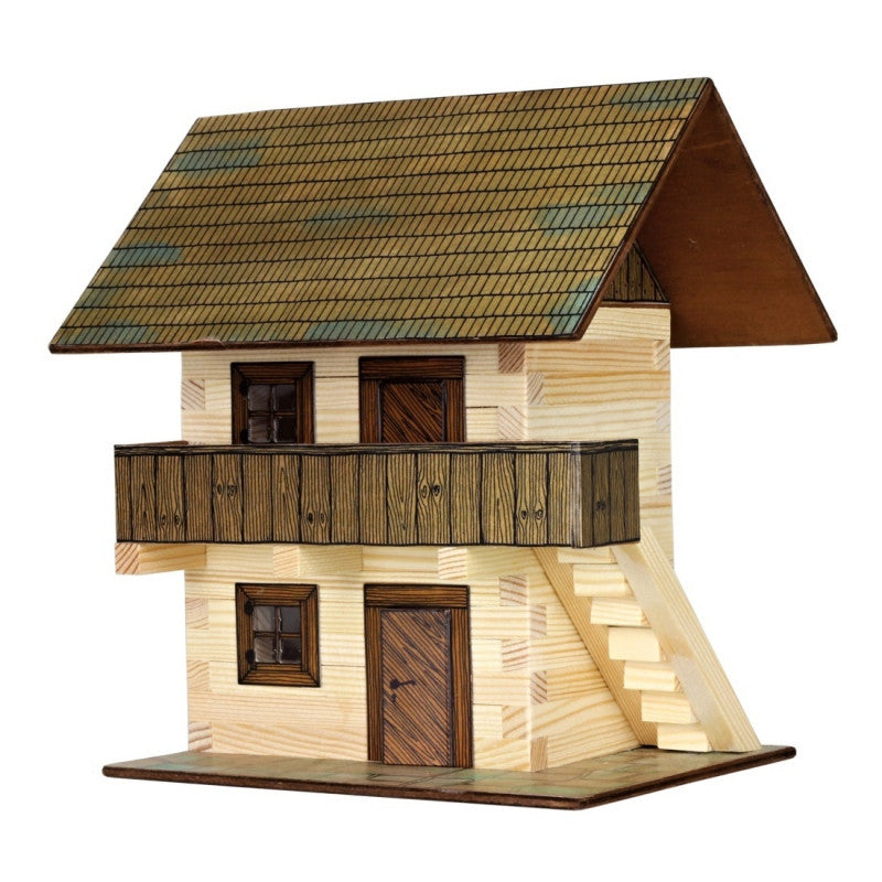 Set constructie arhitectura Granar, 126 piese din lemn, Walachia [ps:4f1baad6-dcbe-4e28-bd7b-b67d08fe146e]
