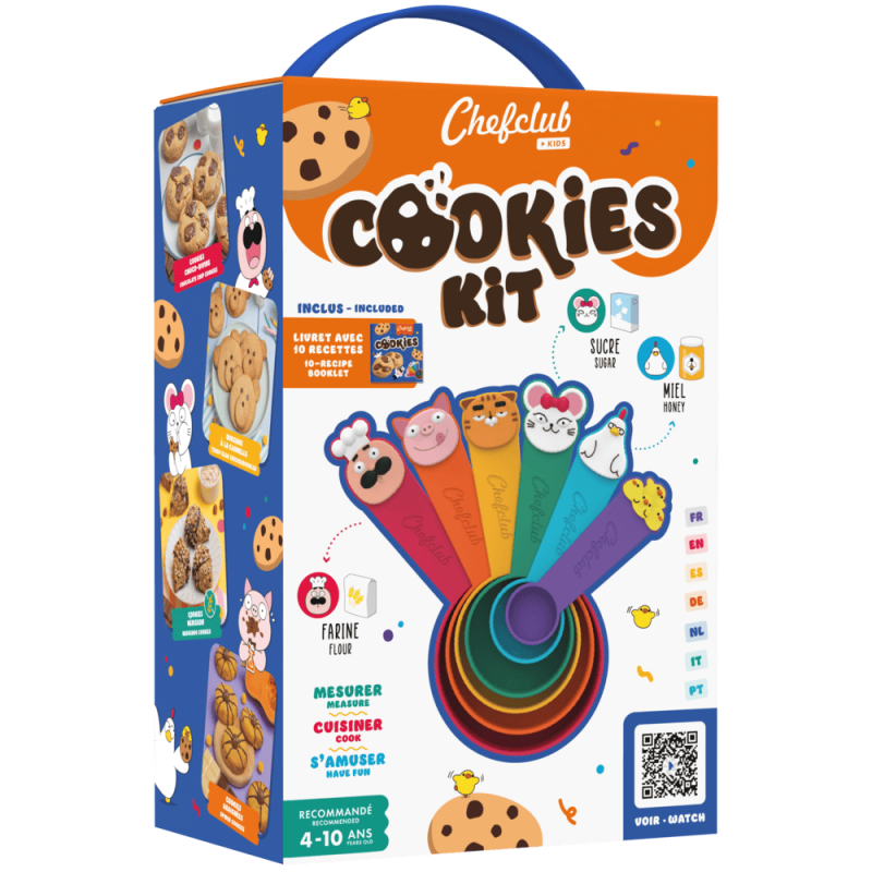 Canile de masurare ingrediente, Cookies Kit, Chefclub Kids [ps:bdd1cff9-6527-44a6-b1b1-92528b69f872]