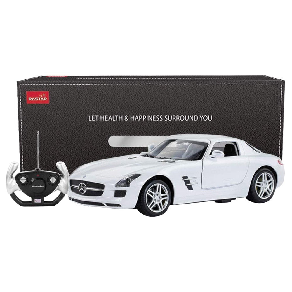 MASINA CU TELECOMANDA MERCEDES-BENZ SLR ARGINTIE SCARA 1 - Alb (4) [ps:bfc0409c-0422-4792-9835-ccfcf53f60af]