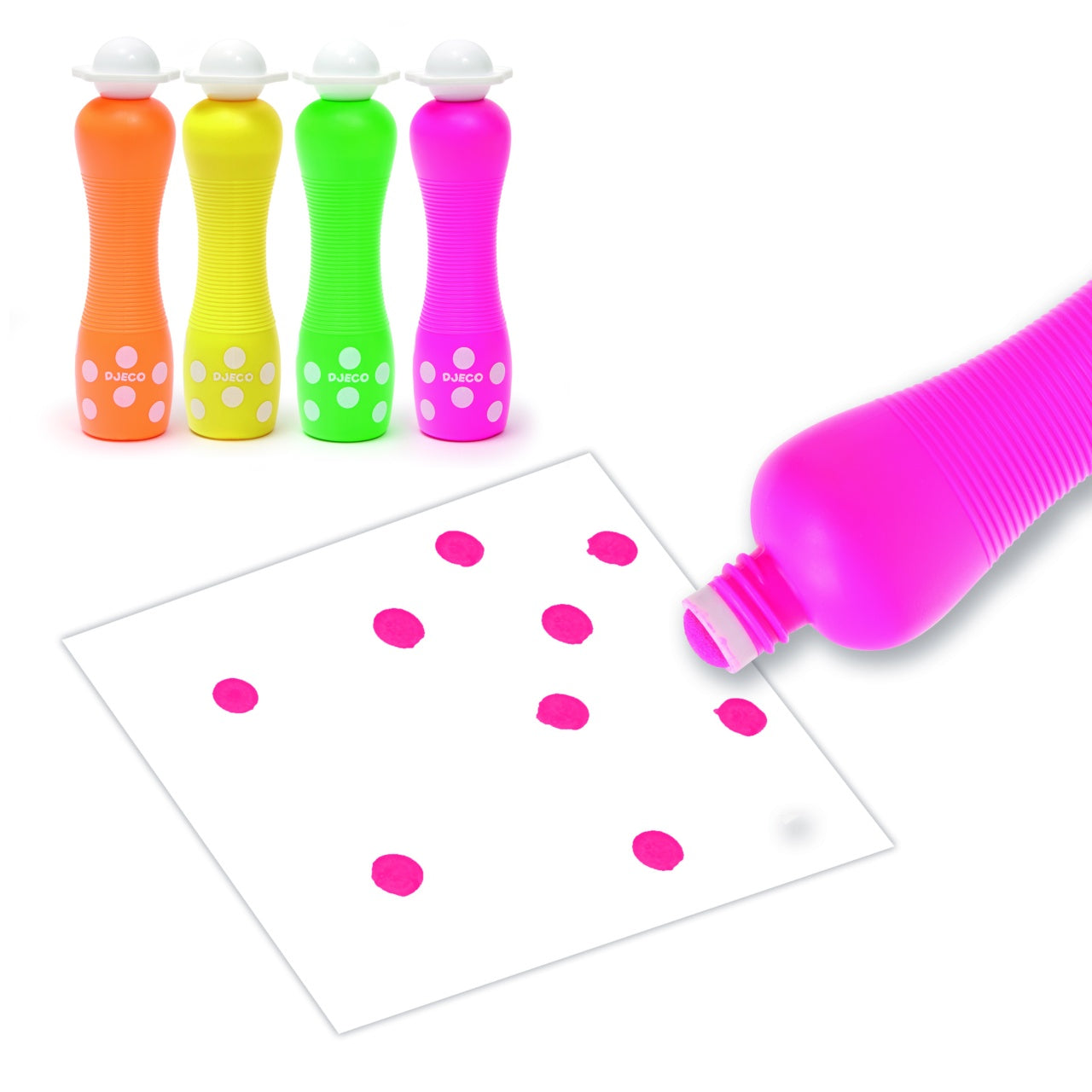 Set 4 markere culori neon pentru bebe, Djeco - Imagine 3 [ps:86623ac2-c2dc-4c2c-bd53-0accb4d72a2e]