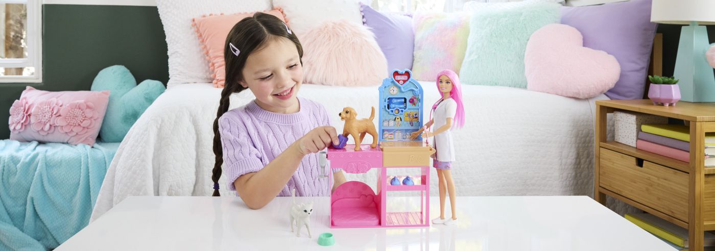 BARBIE YOU CAN BE ANYTHING SET CLINICA VETERINARA FAST - Imagine 3 [ps:a480eeb8-c095-4229-8ae8-6fcdf16ecc9a]