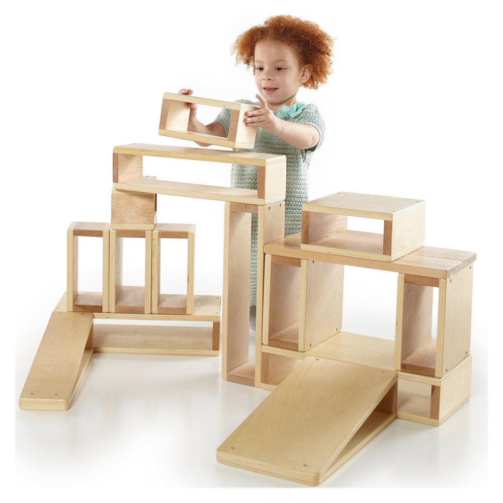 Hollow Blocks Guidecraft - Blocuri Construcție Open-Ended - Natural (4) [ps:07d35225-80a0-42a7-bec6-ea93551c2089]