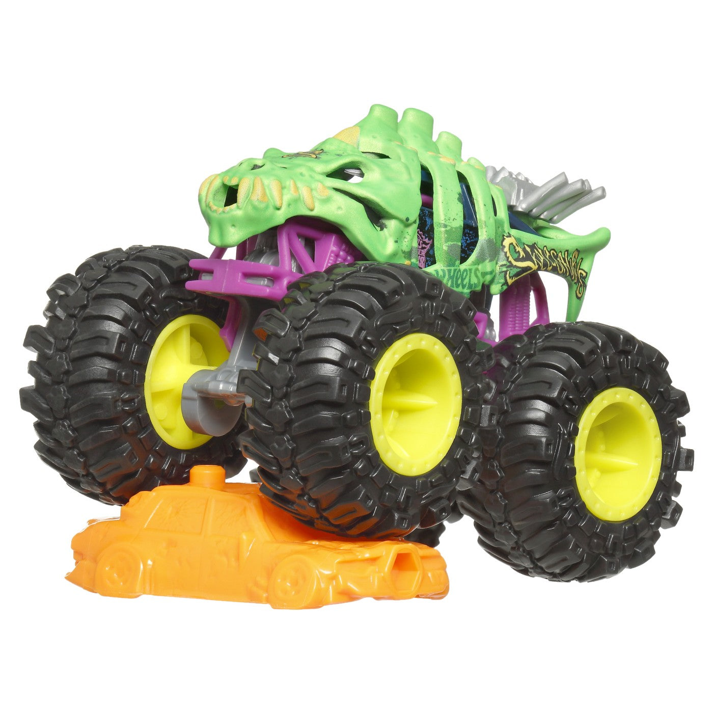 HOT WHEELS MONSTER TRUCK SET 2 MASINI SCARA 1 LA 64 - Skelesaurus (4) [ps:d7c3150d-0425-4ecb-9559-c68aa49a8666]