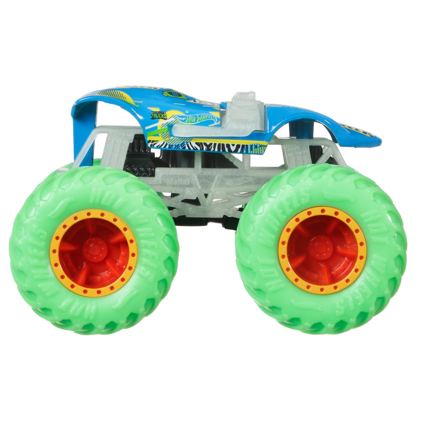HOT WHEELS MONSTER TRUCK GLOW IN THE DARK MASINUTA TWIN MILL SCARA 1:64 [ps:7040879d-fd6a-4bbd-8703-aa7bbe6fd15b]