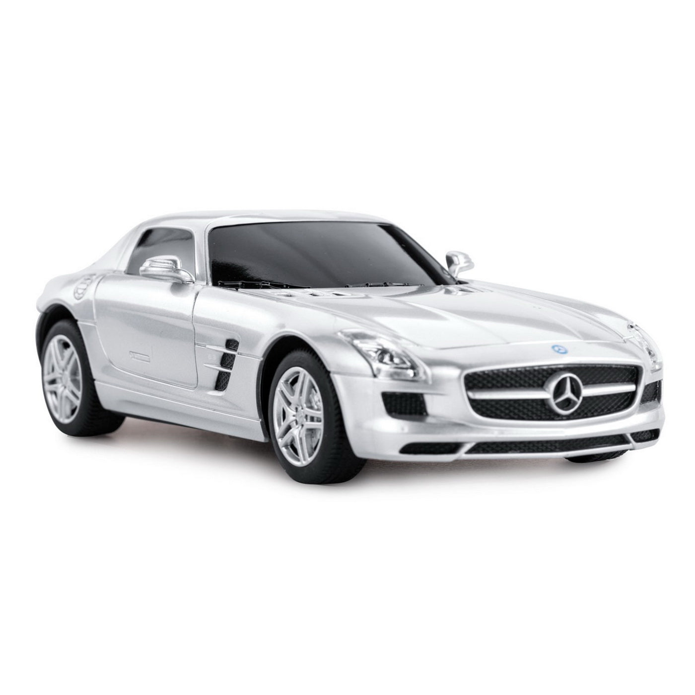 MASINA CU TELECOMANDA MERCEDES-BENZ SLS AMG ARGINTIE SCARA 1 LA 24 [ps:af01168f-3281-4d48-9892-ad8047d69a12]