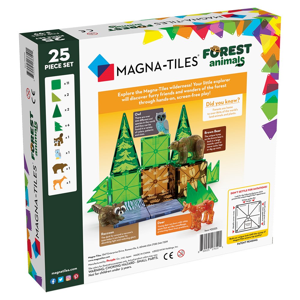 MAGNA-TILES Forest Animals - Set Magnetic de Construcție - Default Title (4) [ps:061e3eaa-c901-465e-b471-f34b03d00c39]