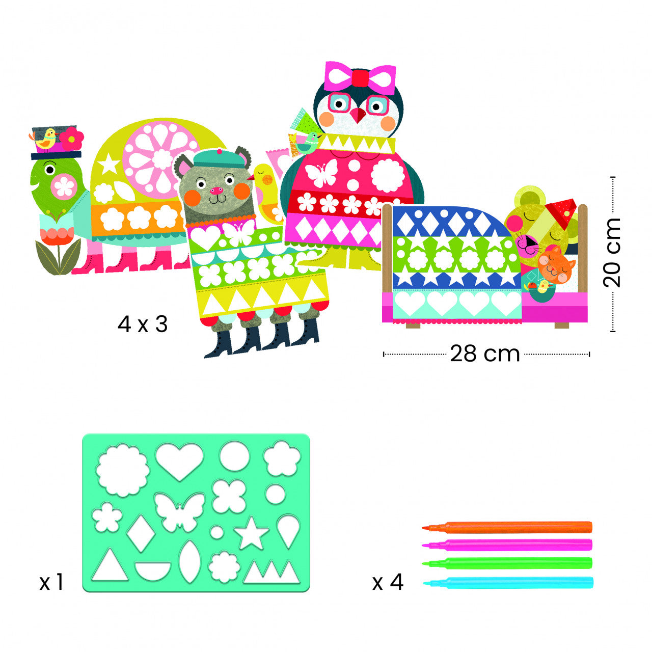 Joc de desenat cu sablon, Djeco - Imagine 4 [ps:77423a3c-1bea-46d9-a8ab-98afce955909]