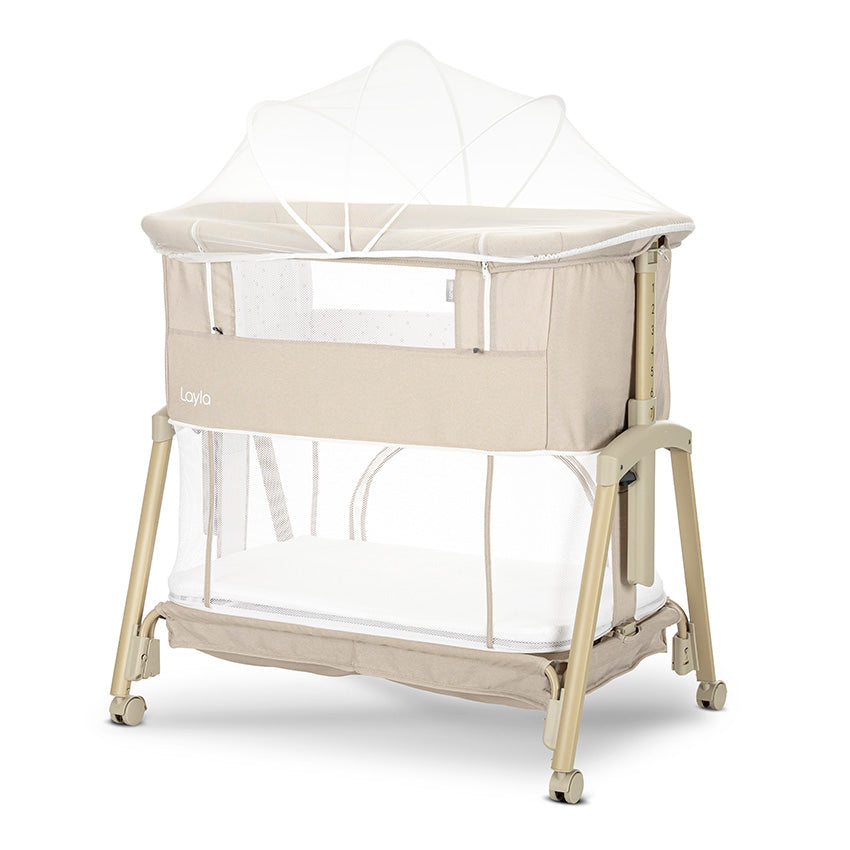 Pătuț Co-Sleeper Lorelli Layla 2 în 1, Black | infant.ro - Beige (4) [ps:59e06467-4d57-42b2-b52c-f8e85be82080]