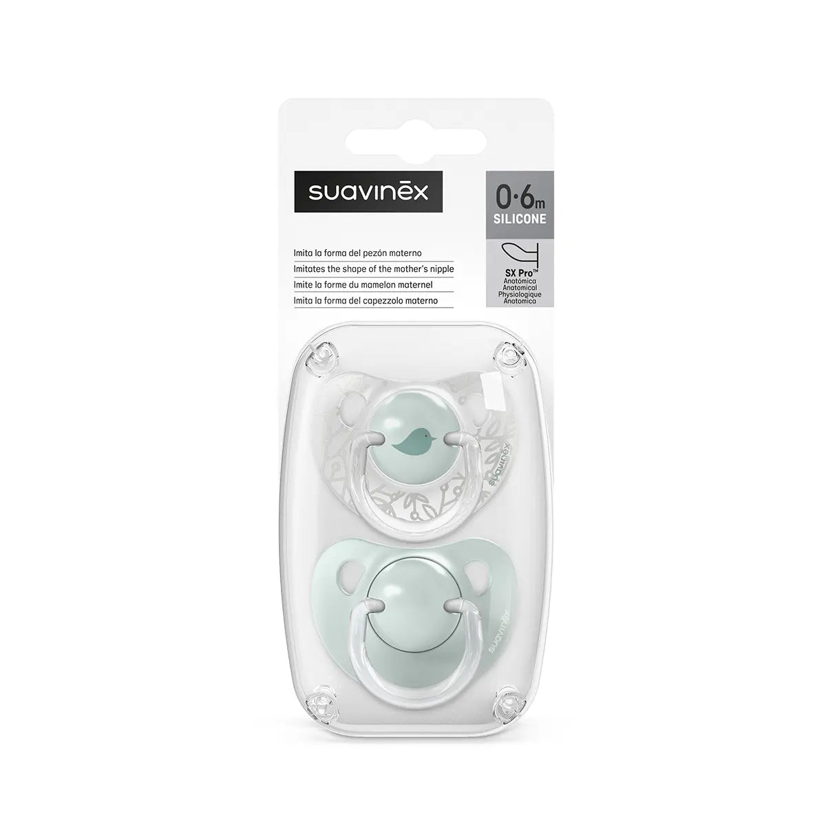 Suzetă Anatomică SX Pro 0-6 Luni, 2 Bucăți, Vanilie | - Mentă (4) [ps:b770b8ea-3c13-4c10-9ece-8ced3fa83771]