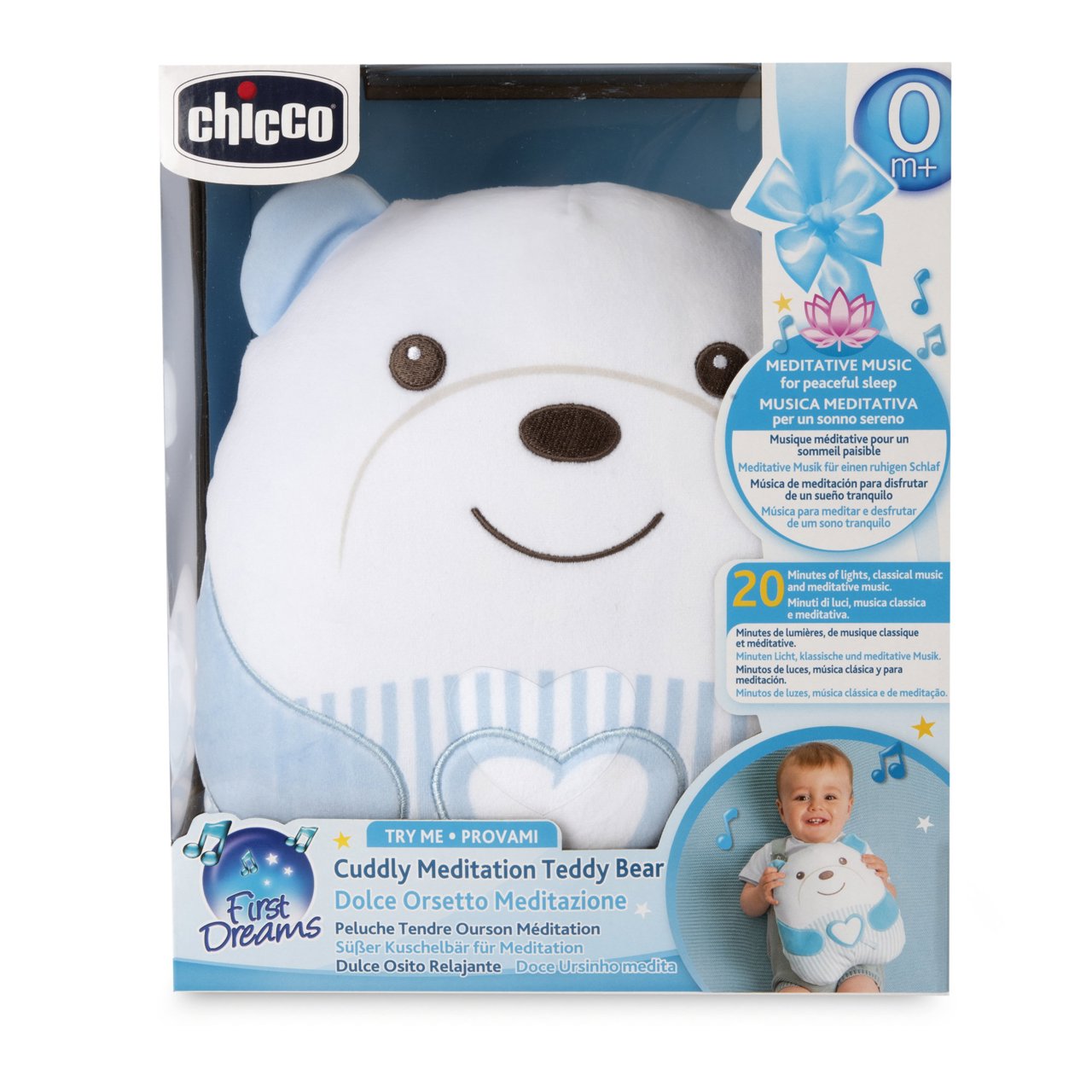 Jucarie ursulet de plus Chicco First Dreams pentru - Bleu (4) [ps:b19545d7-2c38-4c13-8dd4-85e11830e942]