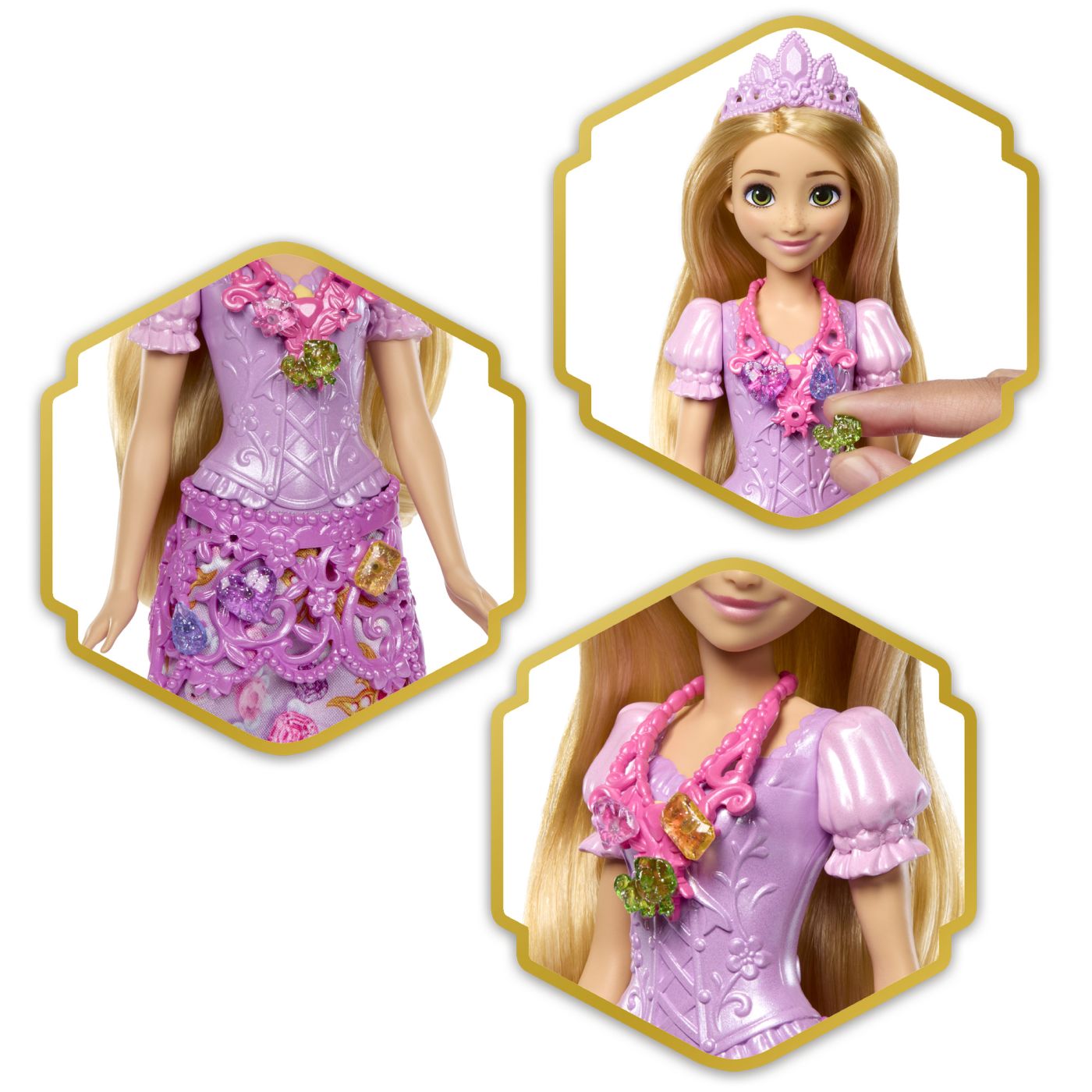 Papusă Disney Princess Jewel Reveal Rapunzel - Mattel - Default Title (4) [ps:d238f6f2-54d9-4bb3-963b-af209fbda998]