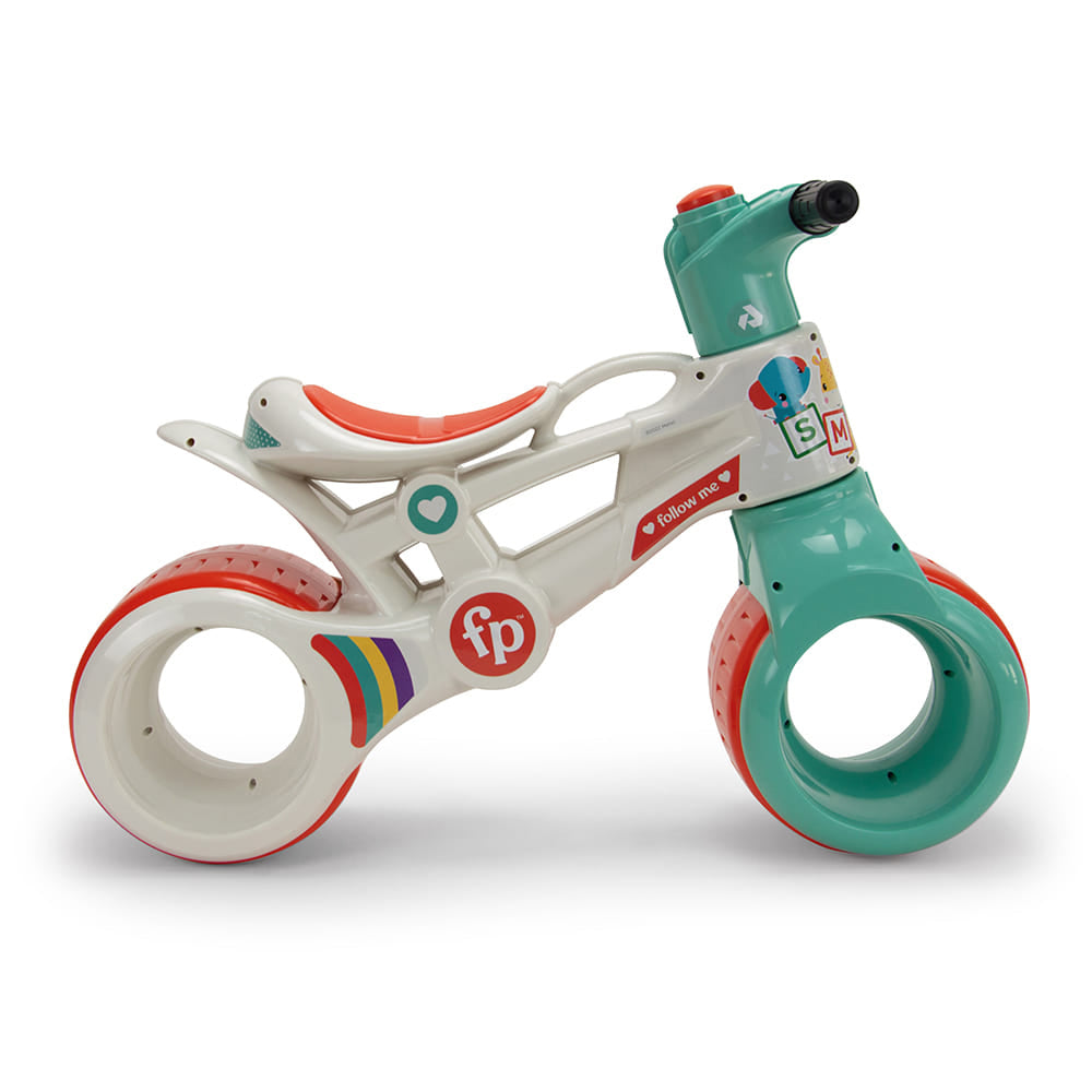 Motocicleta pentru copii, Injusa, Fisher Price Rayo, licenta oficiala, 18 luni+, Alb cu Verde - Imagine 4 [ps:f71cdaad-4892-4b3b-853b-343ca00acdb9]