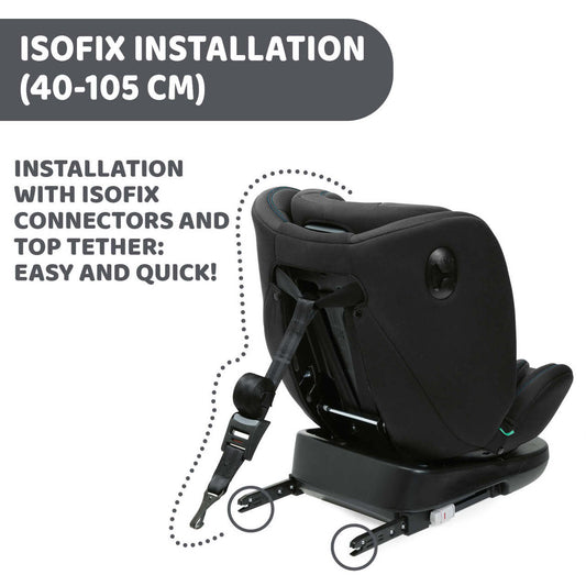 Scaun auto rotativ Chicco Unico EVO i-Size, Black - Negru - Blackair (4) [ps:fb821056-bcc4-4a1a-93ef-22deff1b9e6b]