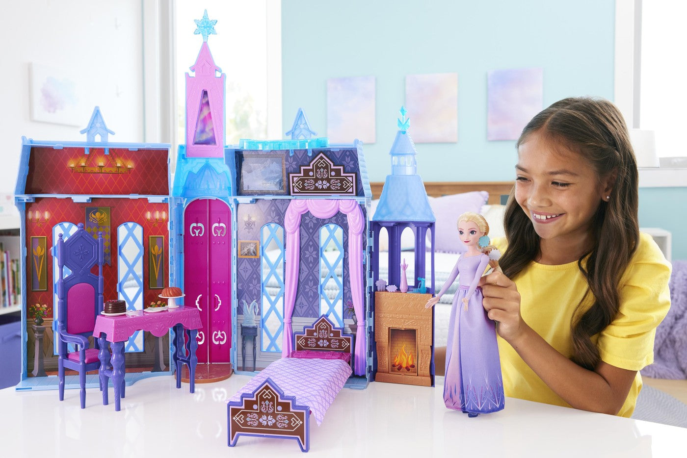 DISNEY FROZEN CASTELUL ELSEI DIN AREDELLE Mattel - Imagine 3 [ps:030762b0-9a9c-408c-9cbd-e80fdb9c59d4]