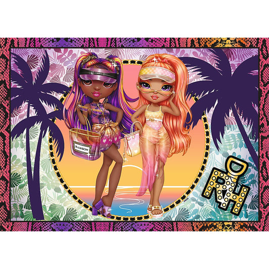 PUZZLE TREFL RAINBOW HIGH 4IN1 PAPUSILE FASHION - Imagine 4