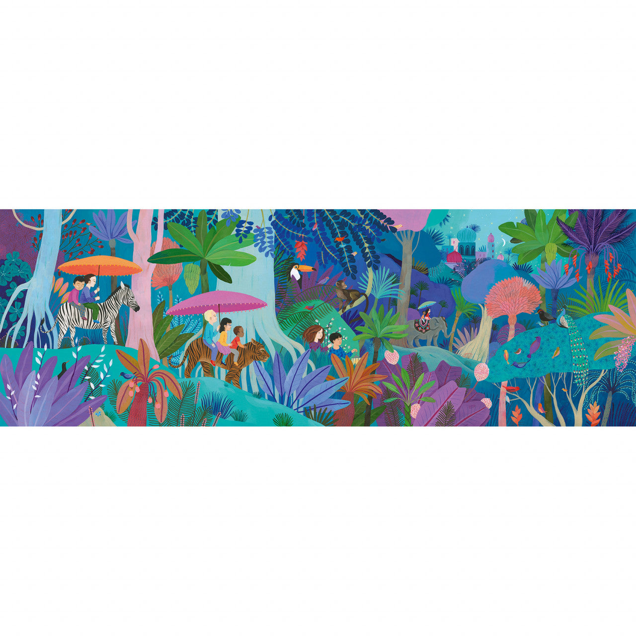 Puzzle galerie Plimbarea copiilor, Djeco - Imagine 4