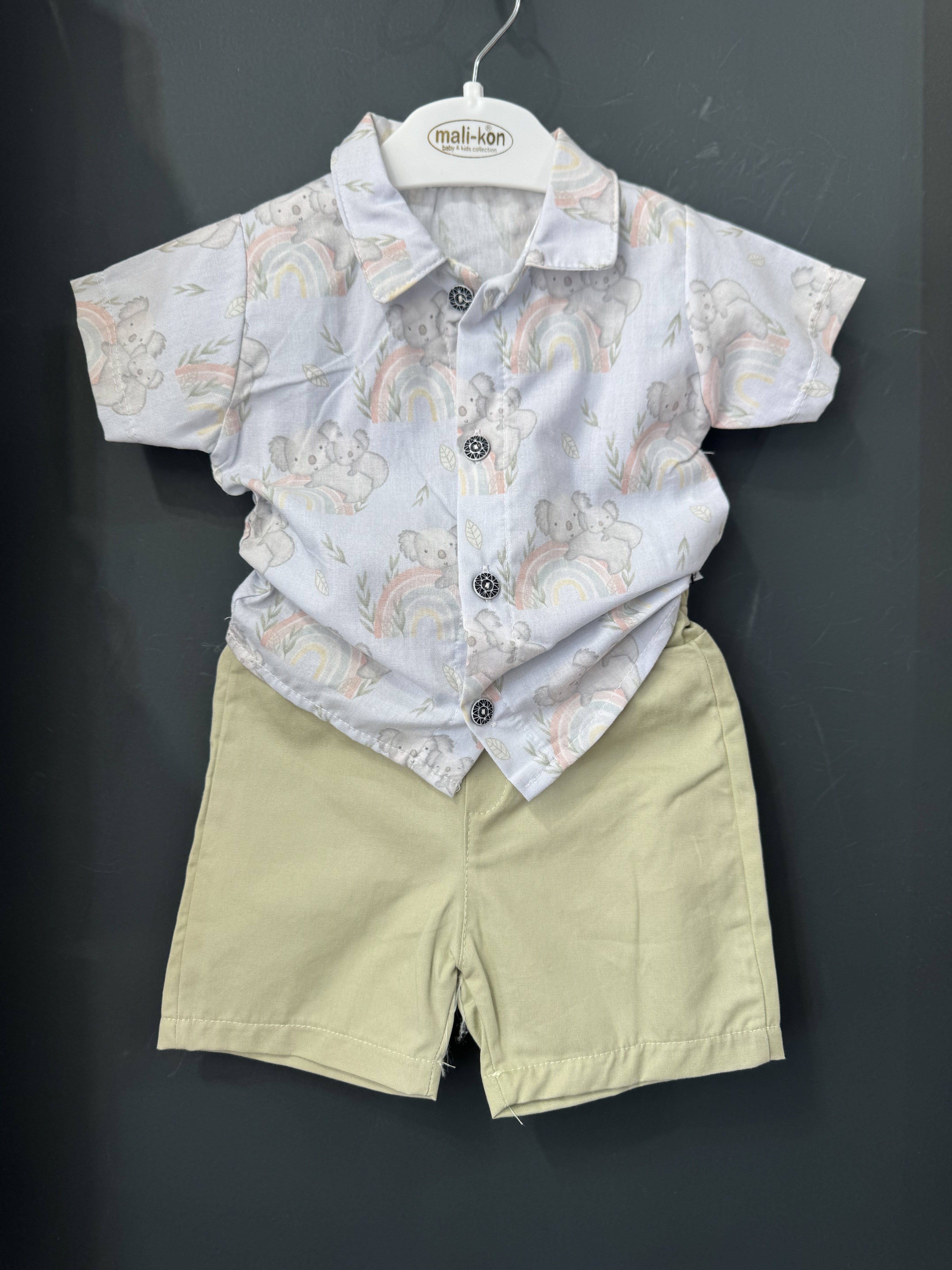 Set Cămașă Koala și Pantaloni Kaki 9-12 Luni - INFANT - 9-12 Luni (4) [ps:7b43de3d-6cc5-4cce-9b6b-12d0b2f0264d]