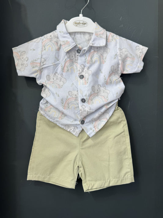 Set Cămașă Koala și Pantaloni Kaki 9-12 Luni - INFANT - 9-12 Luni (4) [ps:7b43de3d-6cc5-4cce-9b6b-12d0b2f0264d]