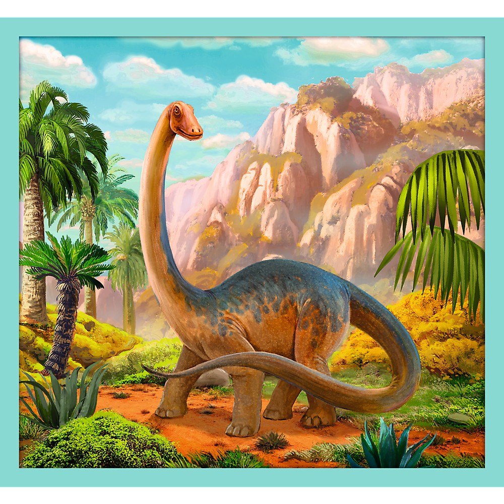 PUZZLE TREFL 10IN1 LUMEA DINOZAURILOR - Imagine 4