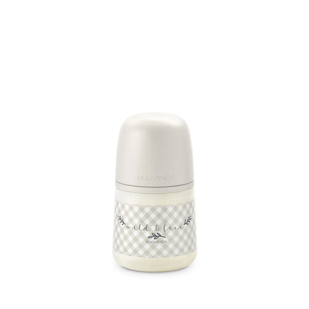 Biberon Suavinex SX Pro 150ml, Debit Lent S - Wild & Free - Bej (4) [ps:d51b1a15-54f1-49d5-977e-1b4c2f49be0b]