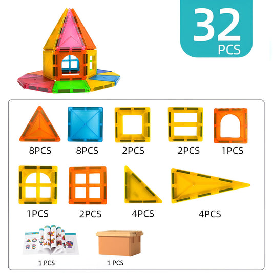Set 120 Piese Magnetice de Construcție Flippy, 3 Ani - 32 (4) [ps:dd3d5735-2518-4826-ab72-cb4d8a1b59ca]