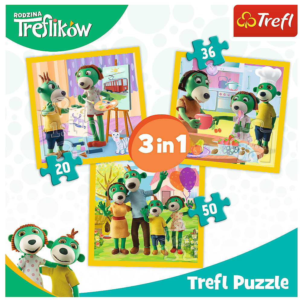 PUZZLE TREFL 3IN1 DISTRACTIE IN FAMILIA TREFILIKI - Default Title (4) [ps:261b748d-75e6-4c5c-9e8c-cff056045da4]