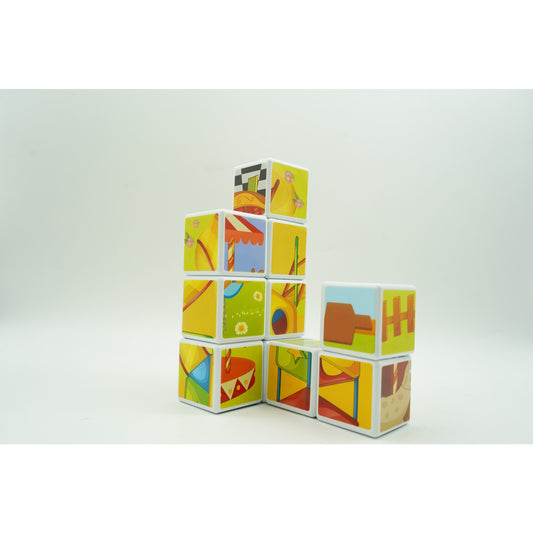 Cuburi Magnetice Flippy, 10 Piese, Puzzle Parc Distracții - Default Title (4) [ps:5053efcf-2264-4992-85eb-52ab0e851ed6]