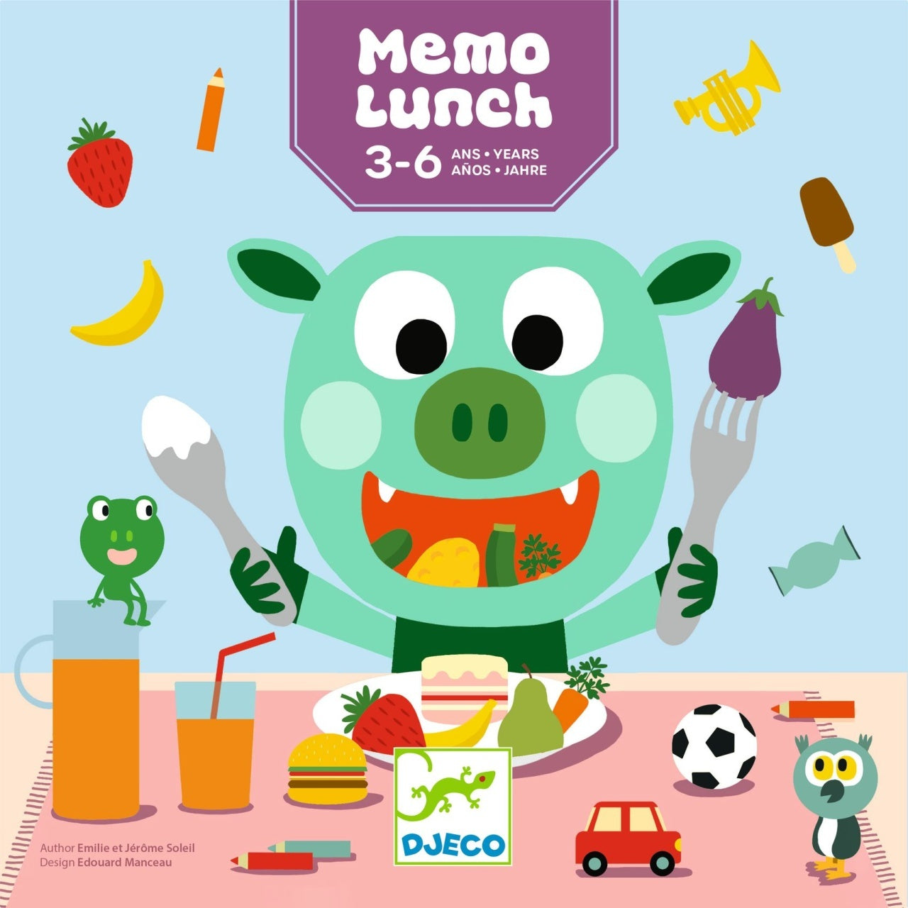 Joc de memorie Pofticiousul Bob, Djeco - Imagine 4